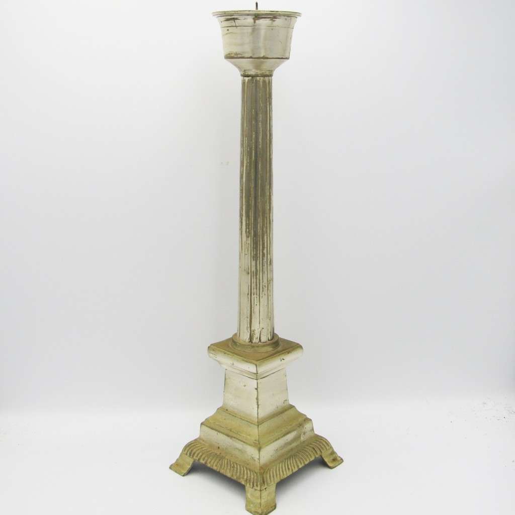 Candlesticks & Candle Snuffers Vintage silver coloured candlestick